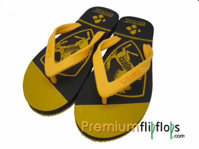 Men Fashionable Screened Flip Flops