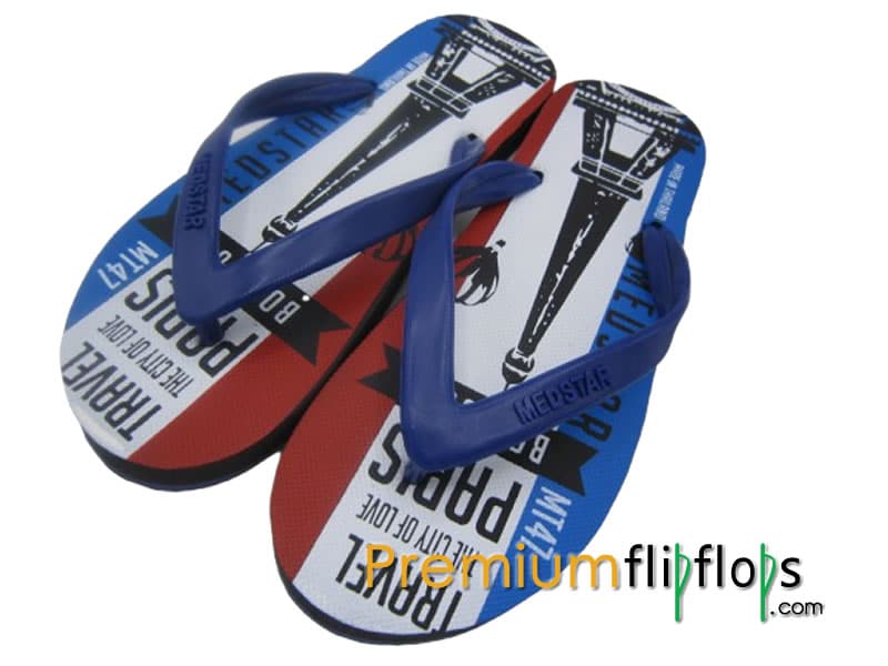 Men French Travel Flip Flops 2