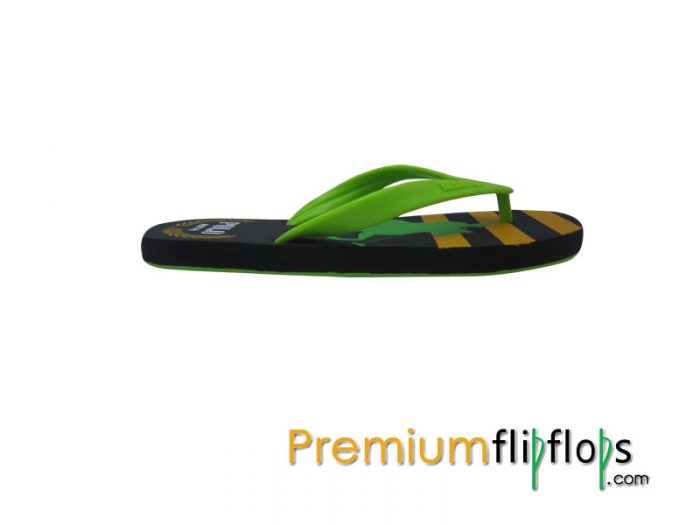 Men Genuine Rubber Golf Polo Flip Flops