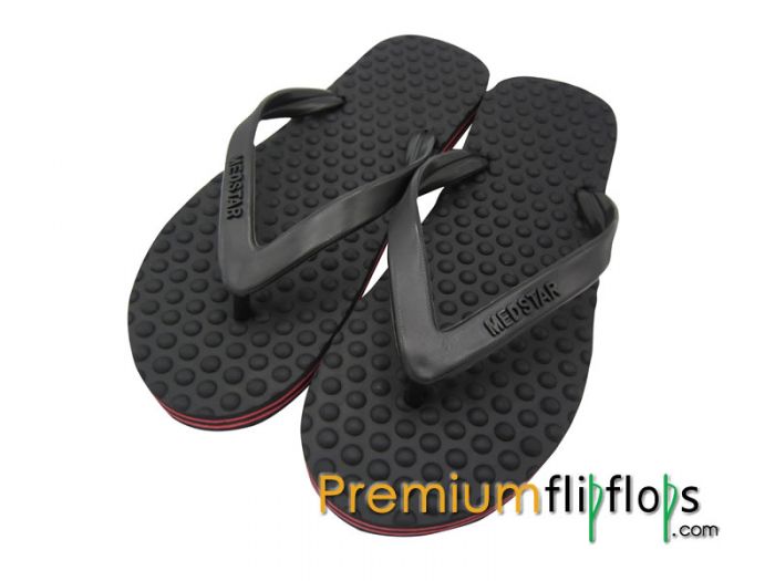 Chanclas Bubble Acupression Mo Caucho Natural Y Eva