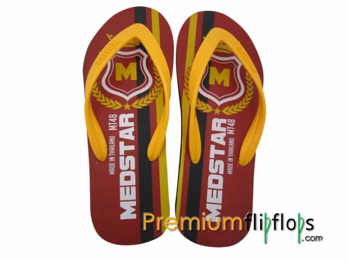 Men M Cup Print Slippers