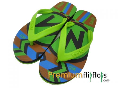 Men M Printed Flip Flops