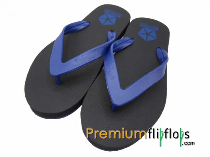 Chancletas De Goma M6-Oem Caucho Natural Y Logotipo De Eva Mobstar Correa De Pvc Lisa