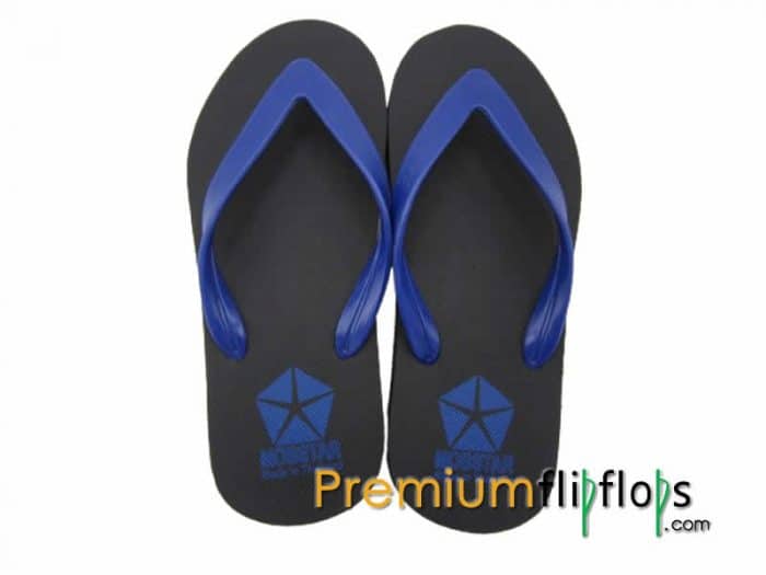 Chancletas De Goma M6-Oem Caucho Natural Y Logotipo De Eva Mobstar Correa De Pvc Lisa - Imagen 2