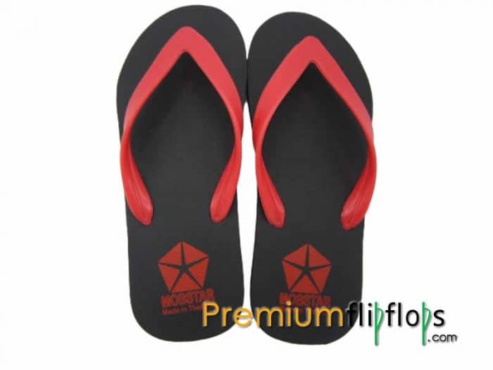 Chancletas De Goma M6-Oem Caucho Natural Y Logotipo De Eva Mobstar Correa De Pvc Lisa - Imagen 2