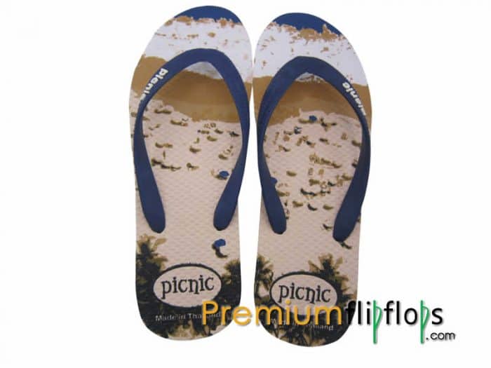 Men Pure Natural Flip Flops