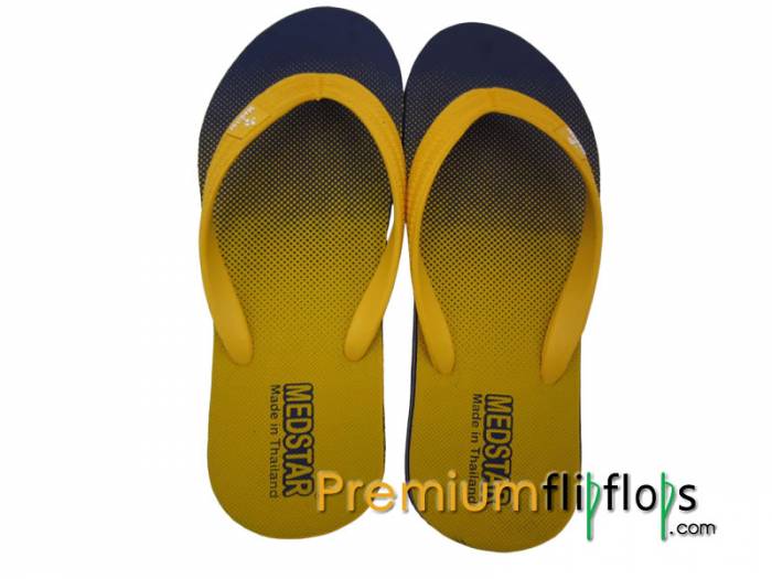 Opción Favorita Chanclas De Caucho Natural Y Eva Adhesivo De Silicona Amarillo -Medstar - Imagen 2