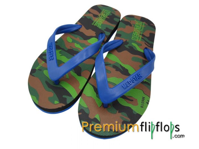 Men Real Combat Printed Flip Flops