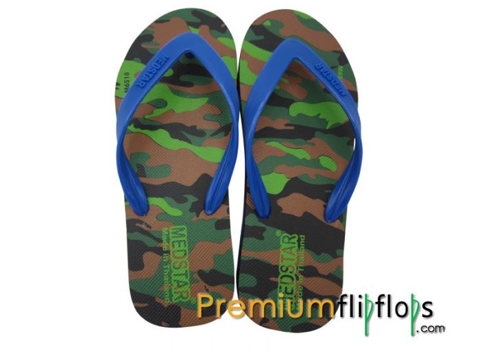 Men Real Combat Printed Slippers