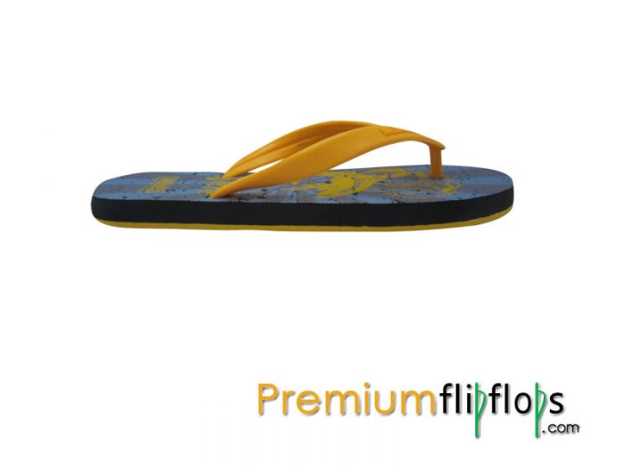 Men Rubber Eve Waves Flip Flops