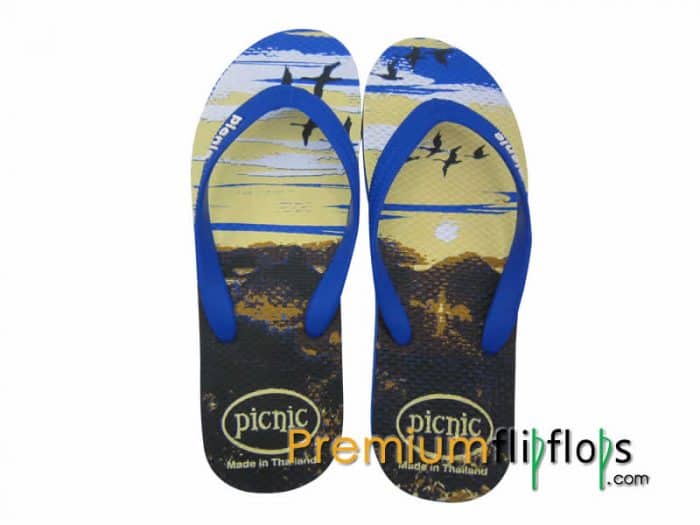 Men Rubber Thong Beach Flip Flops