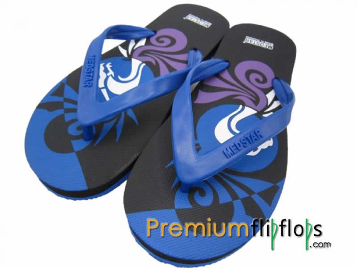 Men Spectacular Art Flip Flops