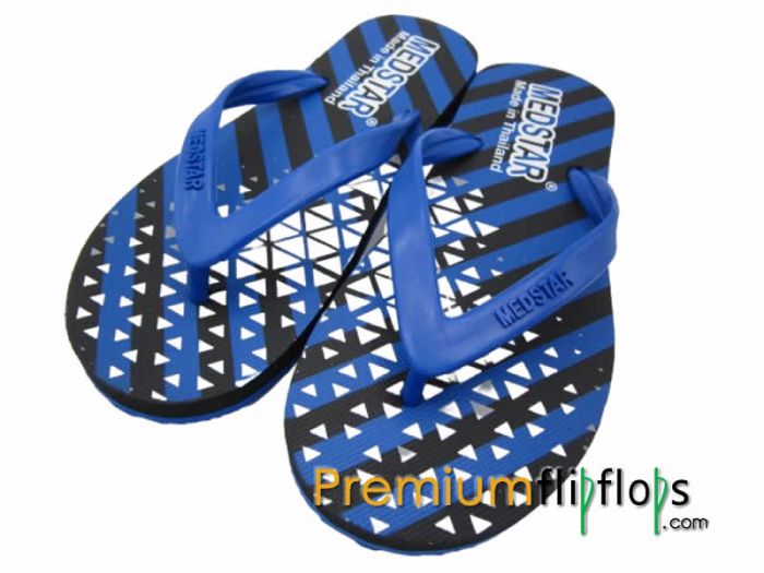 Men Strip Pattern Flip Flops