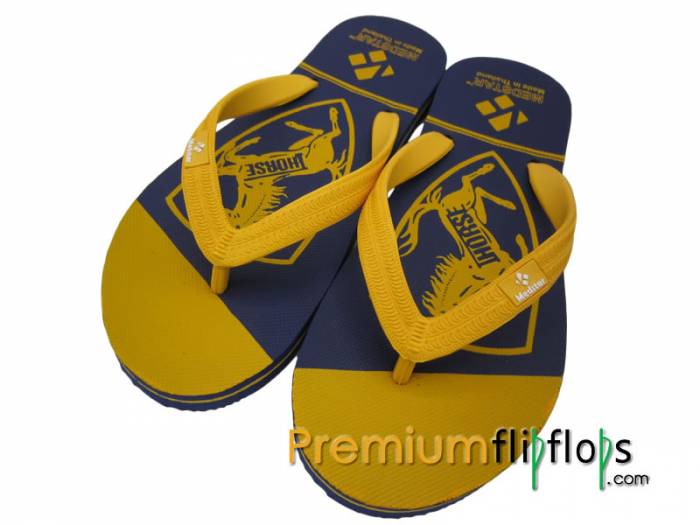 Chanclas De Equitación Caucho Natural Y Eva Estampado Adhesivo Silicona Amarillo -Medstar