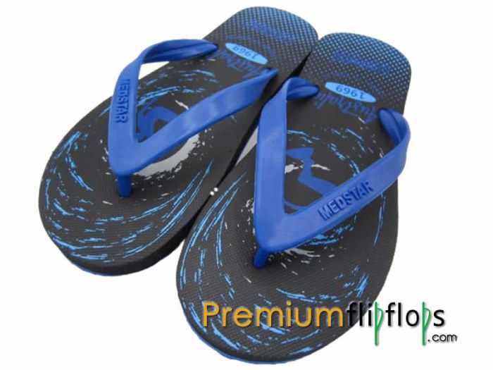 Men Surfing Splash Flip Flops