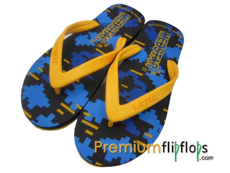 Men Tartar Design Flip Flops