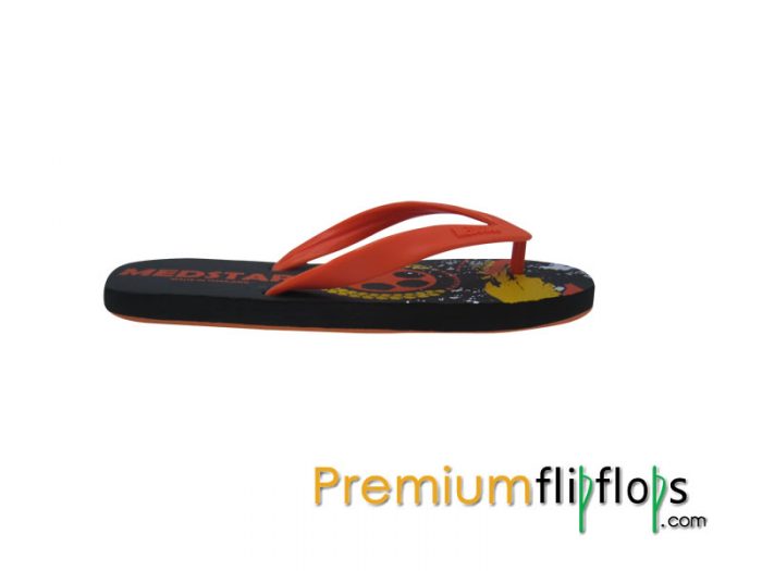 Men Thai Rubber Splash Color Flip Flops