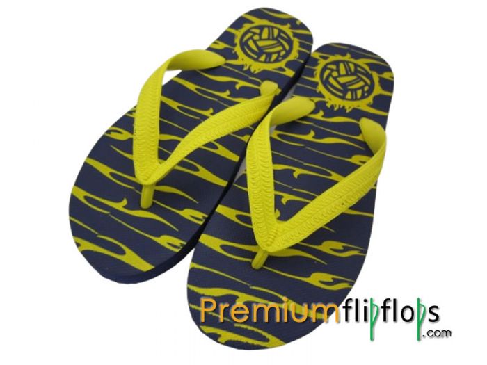 Men Thai Takraw Ball Flip Flops