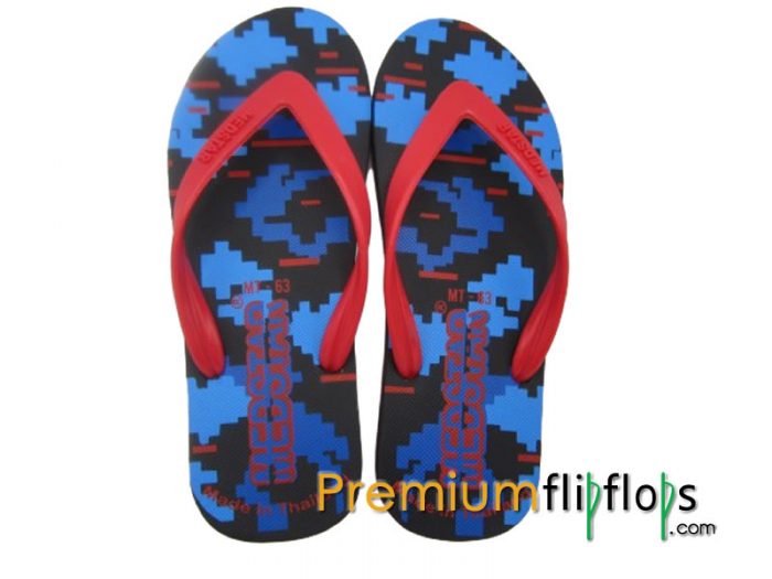 ⁦Tidbits Medstar Mt-63 طباعة الشاشة من المطاط الطبيعي و Eva Flip-Flops⁩ - الصورة ⁦3⁩