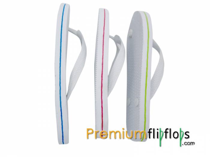 Men Top Quality White Flip Flops