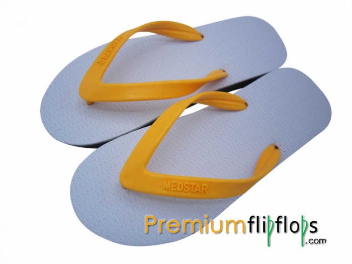 Men Trending White Top Flip Flops