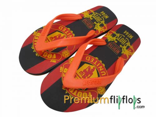 Men United Flip Flops