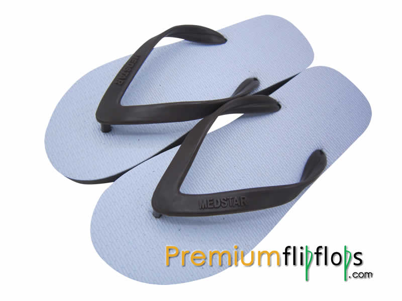 Men White Top Gents Rubber Flip Flops