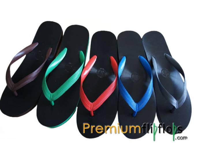 Men'S Grey Natural Rubber Flip-Flops With Wild Elephant Star - Image 6