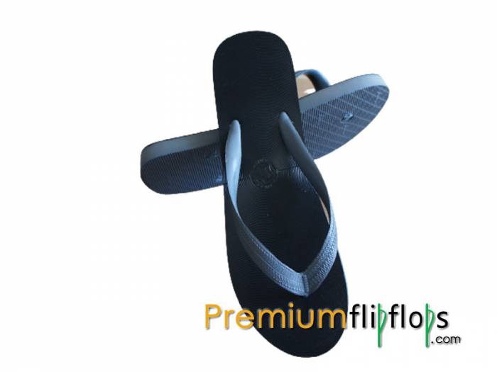Men'S Grey Natural Rubber Flip-Flops With Wild Elephant Star - Image 5