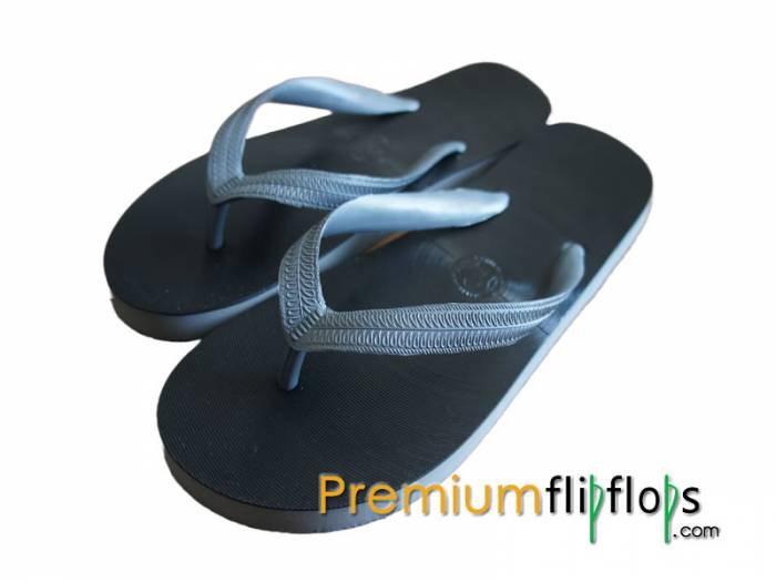 Modern Rubber Slippers Hup Black Top 04