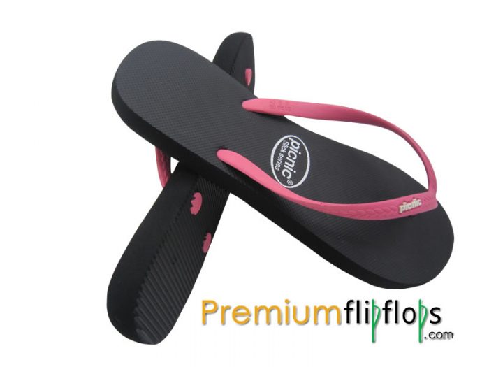 Bold Black Picnic Slick Series Flip-Flop Tali Permen Kapas Taffy - Gambar 2