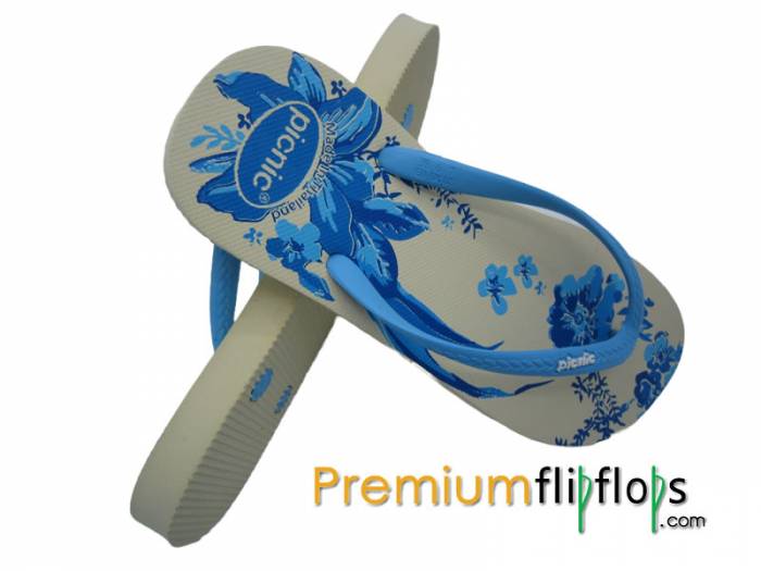 Tongs Picnic Blue - Caoutchouc Naturel Et Eva Pour Un Confort Extérieur – Image 2