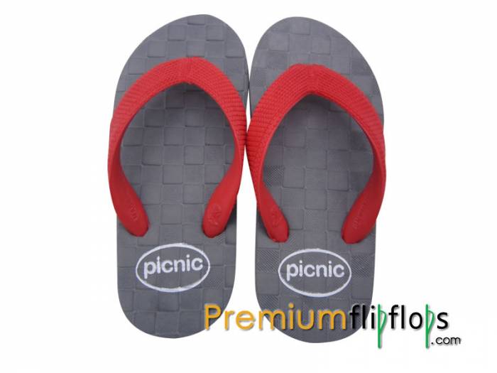 Rubber Chess Designed Footpad Flip Flops