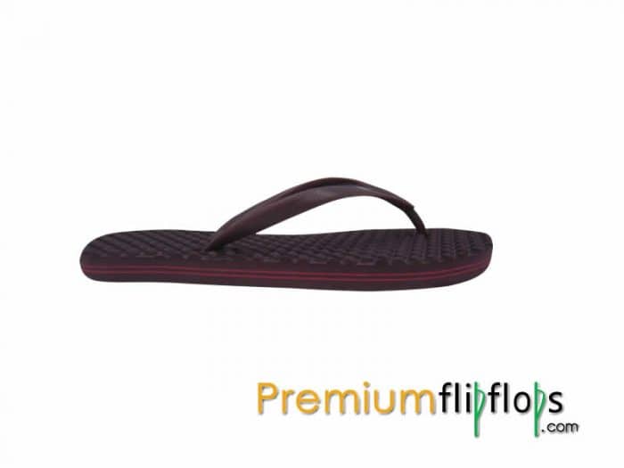 Chanclas De Acupresión Mo-L De Caucho Natural Y Eva Para Damas Maroon - Imagen 4