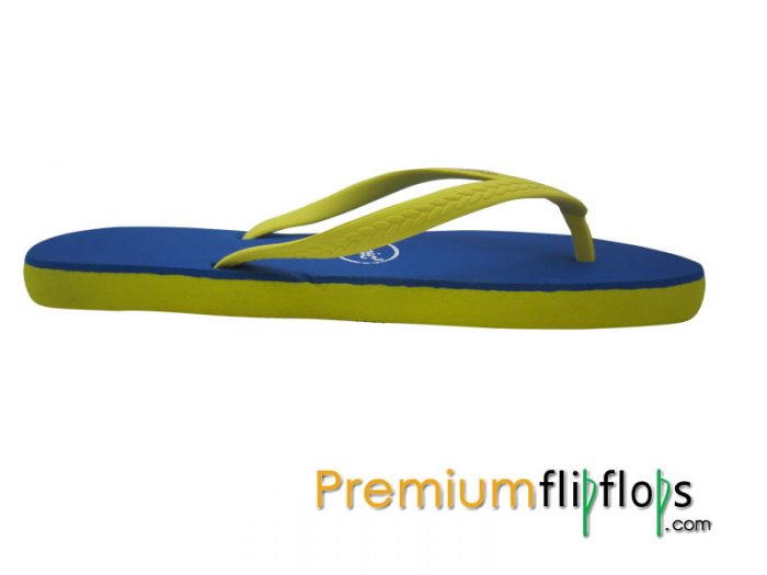 Sandal Jepit Karet Alam Piknik &Quot;Biru Mesir, Lemonade&Quot; - Gambar 4