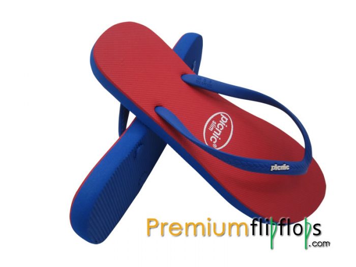 Sandal Jepit Karet Alam Ramping Piknik &Quot;Impian Amerika&Quot; - Gambar 2