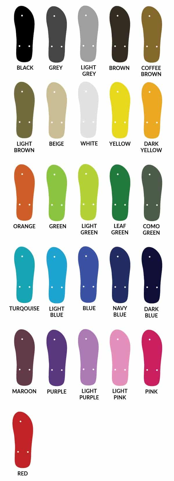 Sole Color Options