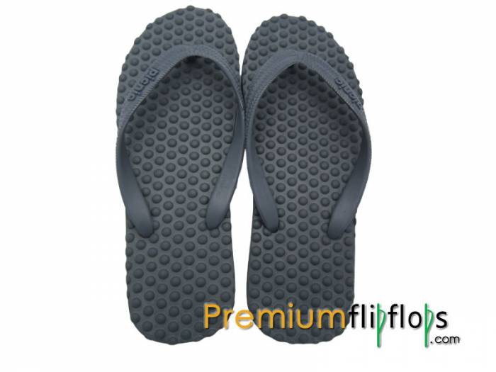 Chanclas De Hombre De Caucho Natural Y Eva Con Estampado De Burbujas - Imagen 3