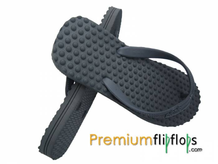 Chanclas De Hombre De Caucho Natural Y Eva Con Estampado De Burbujas - Imagen 2