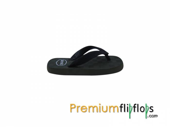 Hand Worked Square Pattern Upper Pkb-Jp-M8 Natural Rubber And Eva Flip-Flops - Image 4