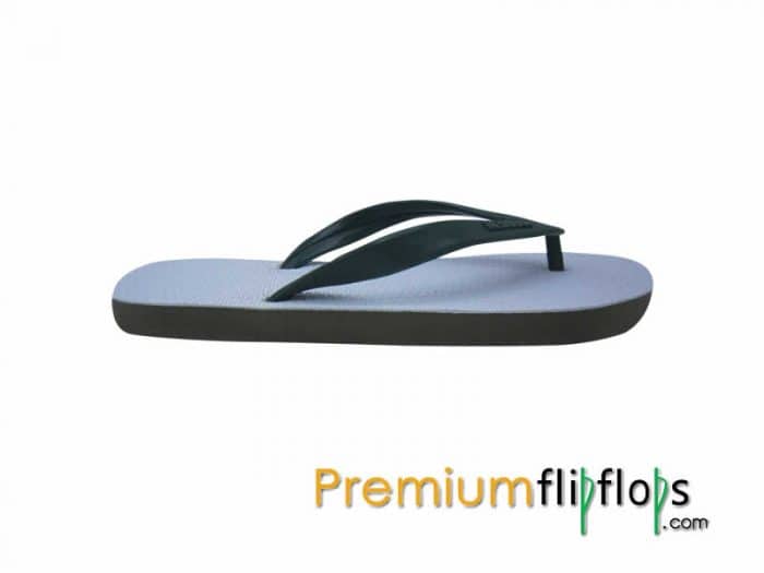 Thai Rubber Milk White Top Flip Flops Gents