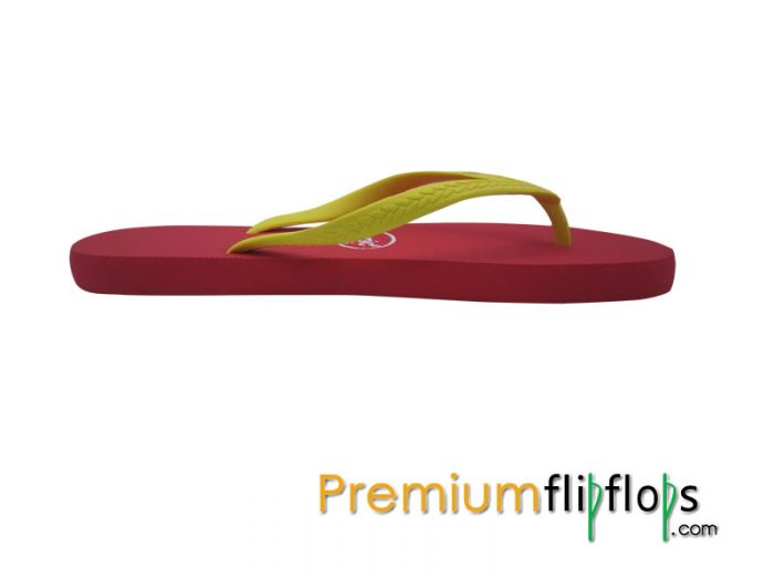 Selipar Getah Klasik Carnelien Picnic Lemonish Yellow Strap - Image 4
