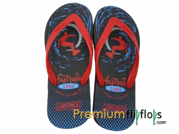 Australia Surf 1969 Medstar Mt-37 Karet Alam Dan Cetak Layar Sandal Jepit Eva - Gambar 3
