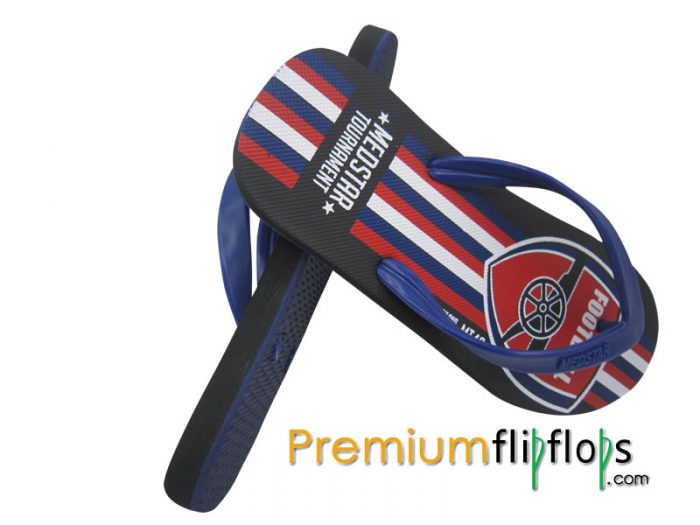 Unisex Eve Rubber Tournament Print Flip Flops