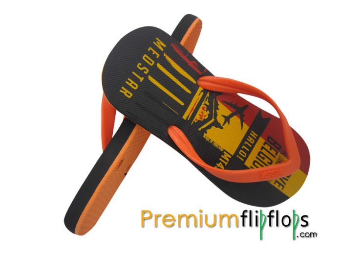 Unisex Natural Rubber Travel Belgium Flip Flops