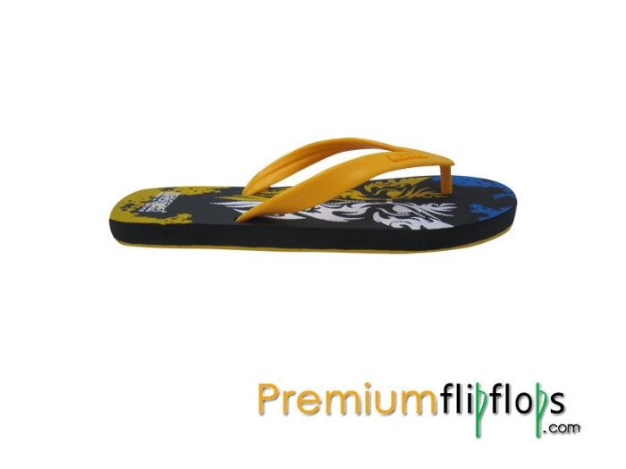 Unisex Rubber Eve Abstract Printed Flip Flops