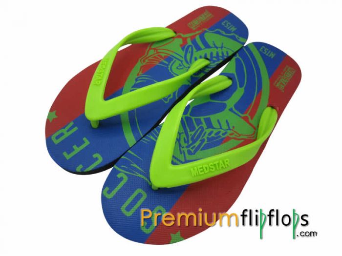 Unisex Soccer Boot Screen Flip Flops