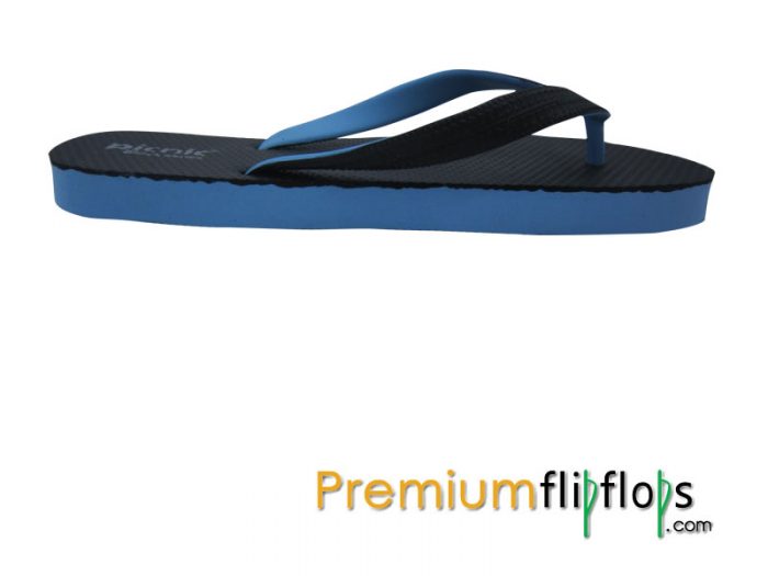 Selipar Getah Asli &Quot;Carbon Cerulean&Quot; Seri Hitam Berkelah - Image 4